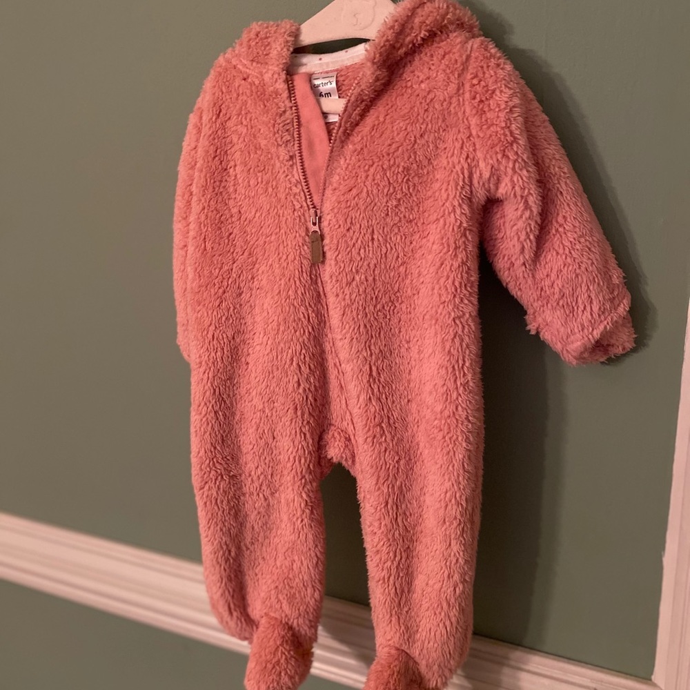 Carter’s baby girls bear snow suit